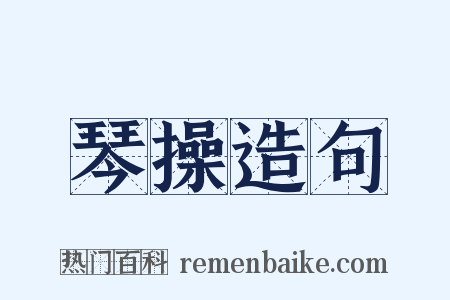 琴操造句是什么意思的图片